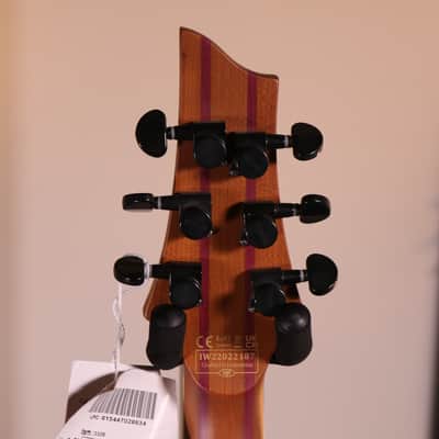 Schecter C-1 Exotic Spalted Maple - Ebony Fingerboard, Satin Natural Vintage Burst image 14