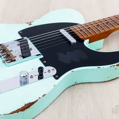 2023 Fender Custom Shop ‘52 Telecaster Roasted Heavy Relic Surf Green w/ Streamlined U Neck image 6