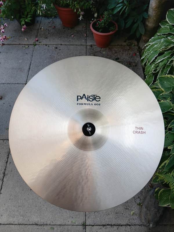 Paiste 18" Formula 602 Classic Thin Crash Cymbal 2011 - Present - Traditional image 1