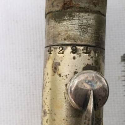 Vintage Henri Lavella American metal clarinet with case/neck/mouthpiece, USA image 3