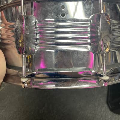 JZ Snare Drum 14" x 5.5" - Silver - New SA-0114-00 Drum Head Included image 12