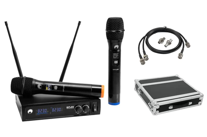 Omnitronic UHF E-FLEX 2 Case Bundle image 1