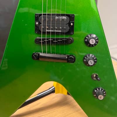 Gibson Dave Mustaine Signature "Rust in Peace" Flying V EXP 2022 - Present - Alien Tech Green image 8