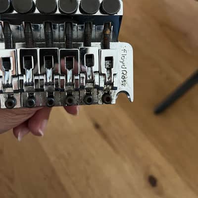 Floyd Rose Original Tremolo Bridge System with R2 Nut 42mm Block - Chrome - Germany image 6