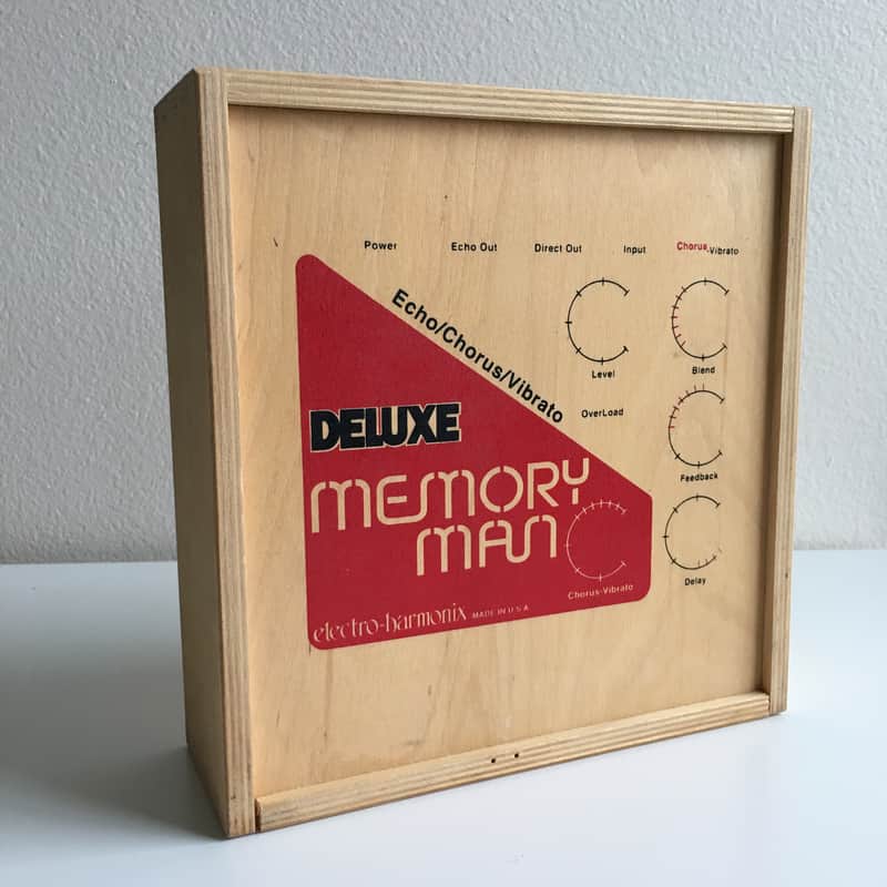 Electro-Harmonix Deluxe Memory Man Wood Box Only | Reverb