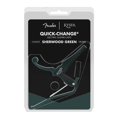 Kyser Fender Quick Change Electric Guitar Capo - Sherwood Green image 2