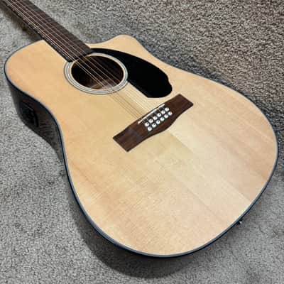 Fender CD-60SCE Dreadnought Cutaway 12-String Acoustic Guitar image 3