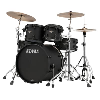 Tama Starclassic Performer Ltd. Ed. Blacked Out Black 6-pc Shell Pack with Matching Snare imagen 2