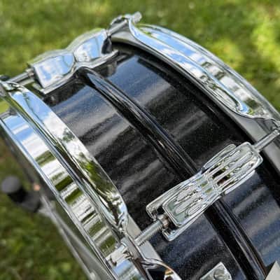 Ludwig LM404 Acrolite 5x14" 8-Lug Black Galaxy Snare Drum image 16