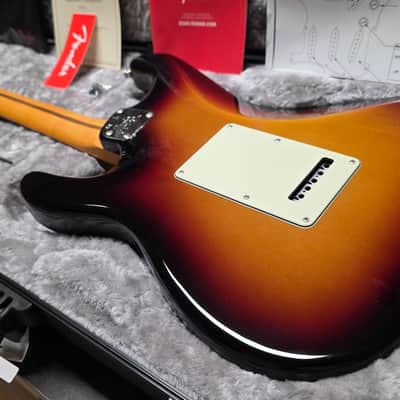 Fender American Ultra Stratocaster BRAND NEW 75th ANNIVERSARY 2021 Model! 3-Tone Sunburst USA Strat Electric Guitar image 13