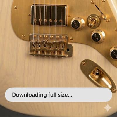 New Gold Brushed Anodized Aluminum SSH Stratocaster Electric Guitar Replacement Pickguard Strat Scratch Plate image 4