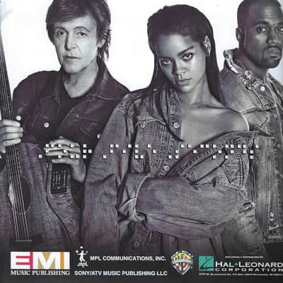 Rihanna, Paul McCartney, Kanye West FourFiveSeconds Sheet Music image 1
