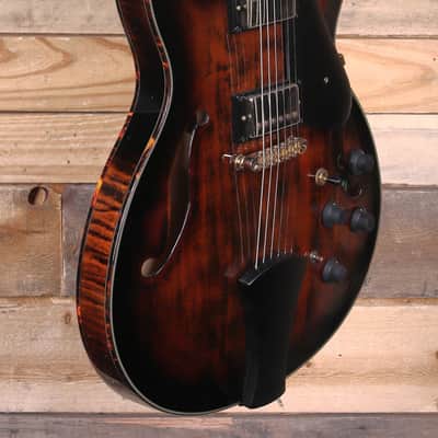 Ibanez Artstar ASH300 Semi-Hollow Guitar Tobacco Brown Hardshell image 2