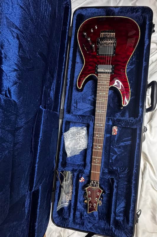 Schecter Hellraiser Special C-1 FR 2011 - 2012 - Black Cherry image 1
