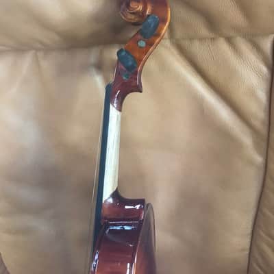 4/4 Rothenberg 1732 Stradavarious Replica Violin w/ Maple Flame Back and Sides + Bow and Case. Sale Benefits Music Ed Nonprofit! image 8