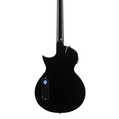 ESP LTD TL-6 Thinline Acoustic Electric Guitar Black image 5