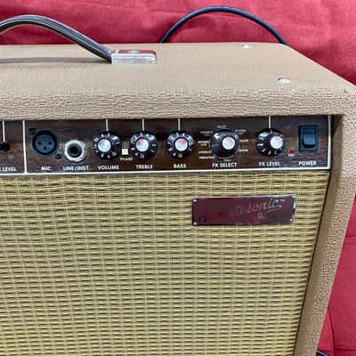 Fender Acoustasonic Junior 2-Channel 2 x 40-Watt 2x8" Acoustic Guitar Amp - Brown image 4