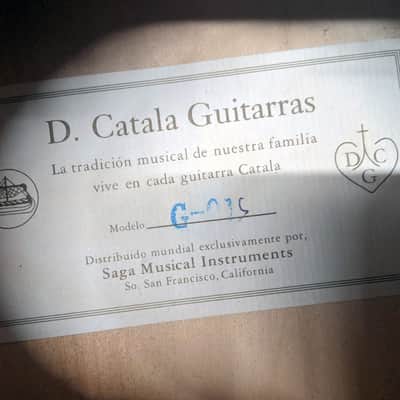 D. Catala Guitarras G-01 ¾ Classical Guitar image 15