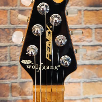 Peavey EVH Wolfgang Stop-Bar Tailpiece Transparent Amber Peavey Case image 3