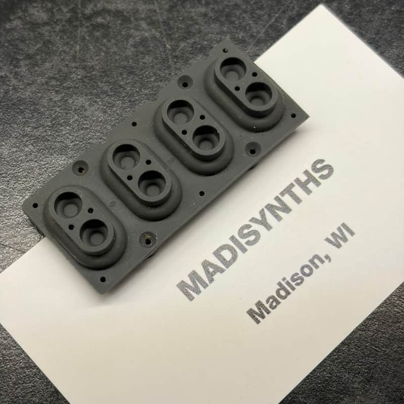ORIGINAL Roland 4P Contact Rubber (22185218) for D-50, D-10, D-20, Juno-2, HS-80, S-10, W-30, PC-200mkII, & more image 1