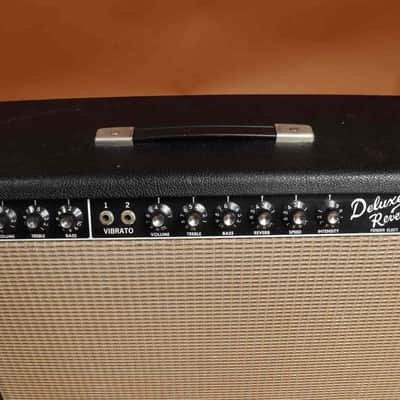 1964 Fender Deluxe Reverb Amp AB763 - Blackface image 5