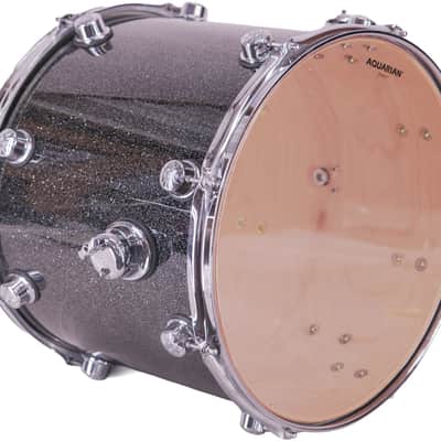 Natal Birch Fusion X 16" x 14" Floor Tom - Black Metallic image 3