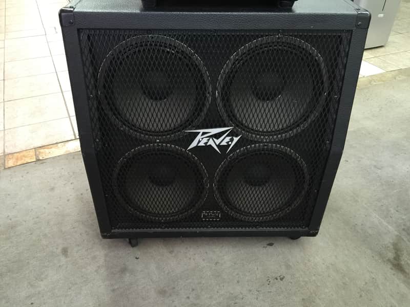 Peavey 412MS Stereo Guitar 4x12 Cabinet (Sheffield Equipped) Black