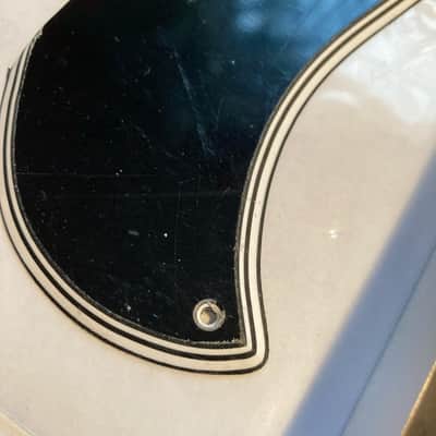 Black/White 5 Ply WIDE BEVEL Pickguard for Gibson Custom Shop '61 SG VOS image 3