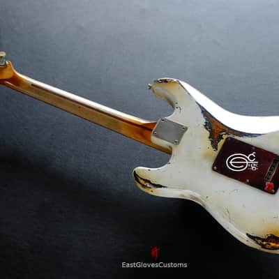Fender Stratocaster Vintage White/Sunburst Custom Shop Texas Special Heavy Aged Relic  (RARE) image 6