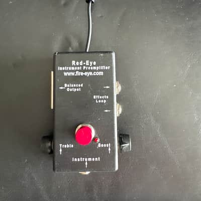 Fire-Eye Red-Eye piezo Instrument preamplifier + DI 2010's  - Black image 1
