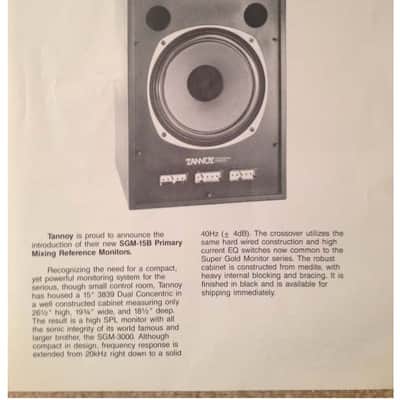 Tannoy SGM-15 1992 Black imagen 9