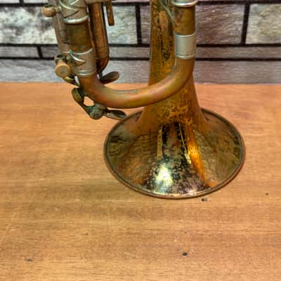 Antoine Courtois Brevete Trumpet Natural Relic with Case image 7