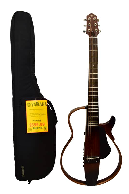Yamaha SLG200S Silent Guitar, Tobacco Sunburst w/ Bag image 1