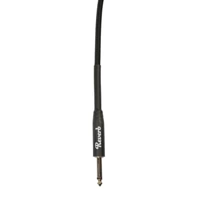 Reverb 10-foot 1/4" Guitar Cable Black image 6
