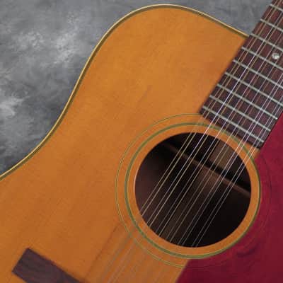 1968 Epiphone FT-112 Bard Natural 12 String Acoustic Guitar ~ Gibson Made like B-45-12 image 9