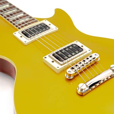 Epiphone Les Paul Standard GoldTop MIJ w/ Duesenberg Style Pickups, Pearloid Trapezoid Inlays, Schaller Strap Buttons image 5