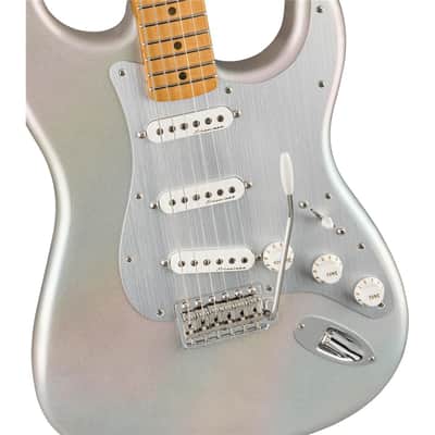 Fender H.E.R. Stratocaster Electric Guitar, Maple Fingerboard, Chrome Glow image 3