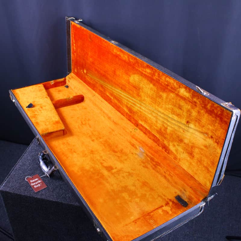 Fender Bass Case Orange Interior 1960s imagen 1