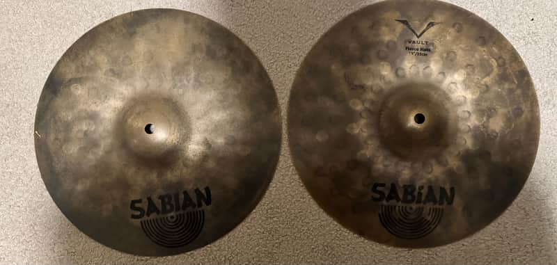 Sabian 13" HHX Fierce Hi-Hat Cymbals (Pair) 2011 - Present - Raw image 1