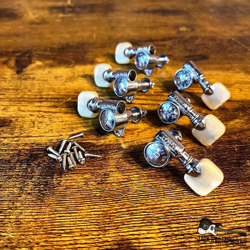 1960s Grover Milk Bottle Fender Pat Pending Chrome