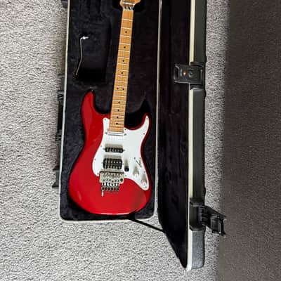 Warmoth  Floyd Rose Stratocaster - Candy Apple Red image 3