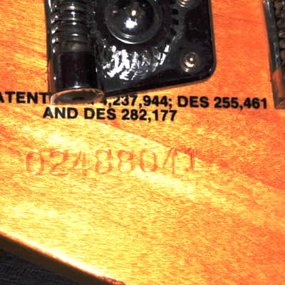 LOCAL PICKUP ONLY VEGAS>Peavey Patriot bass guitar 1986 - white, with factory yellow wood, and player modified with natural wood, NEEDS ELECTRONIC CONNECTION image 8