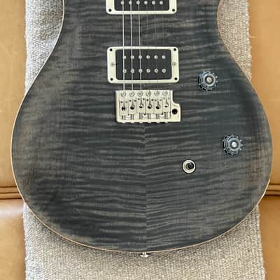 Mint! Limited Edition 2017 PRS CE 24 - Nitro Satin Gray Black Smokewrap W/ Hardshell Case image 2