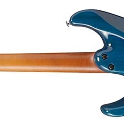 Mint Ibanez Model AZ24S1FTXB Solid Body Electric Guitar, Transparent Turquoise Burst image 2