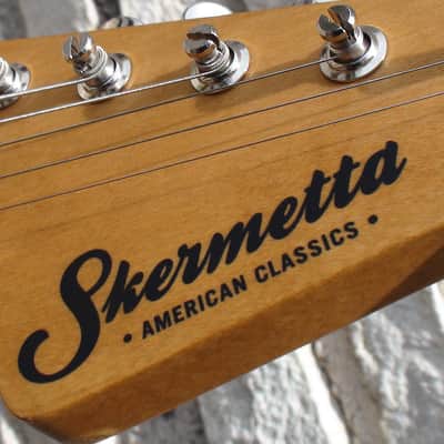 Skermetta Custom Super Strat Ocean Burst image 6