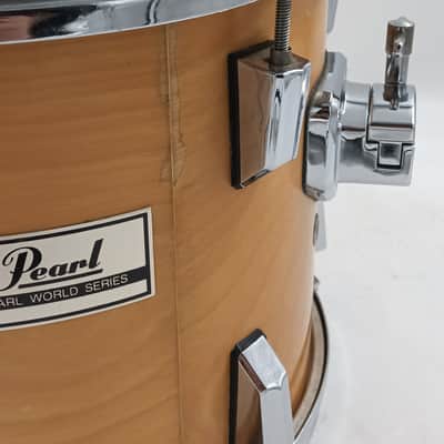 Pearl WLX World Series 12" x 10" Tom Drum in Natural Wood image 5