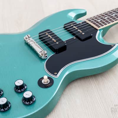 2023 Gibson Custom Shop 1963 SG Special Murphy Lab Light Aged Inverness Green w/ Case, Tags & CoA image 6