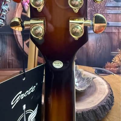 Grote LPF-001 Semi-Hollow Body Electric Guitar - Coils Splitting (Flamed Vintage Sunburst) image 6