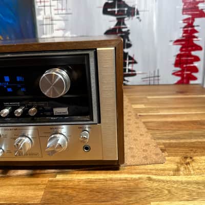 sansui 9090 db vintage stereo Integrated Amplifier receiver Silver Audiophile image 6