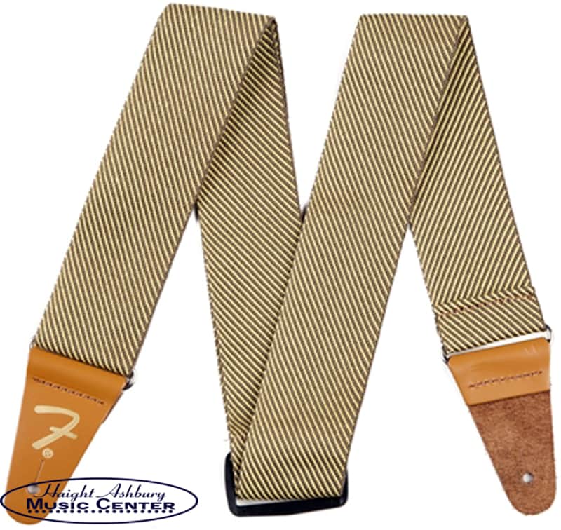 Fender Vintage Timeless Look 1-7/8" Guitar Strap, Tweed image 1